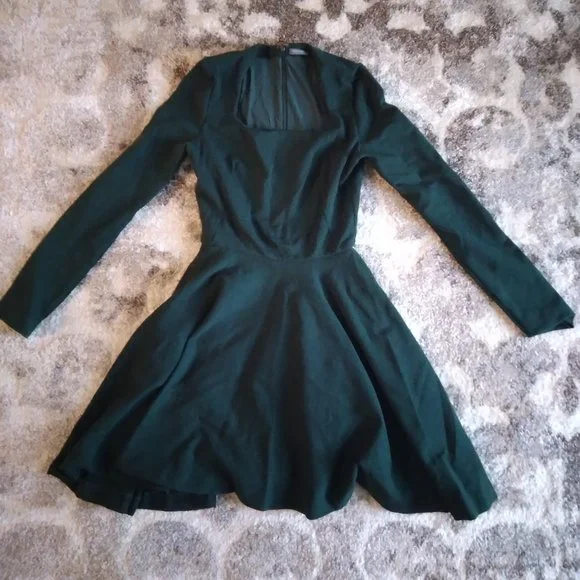 green floral hoco dress Sleeveless Midi Day Dress main image 0